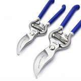 Tijeras de poda de acero de alta carbonatación | Tijeras de jardinería de cortejo de precisión para árboles frutales en macetas y plantas, tijeras antideslizantes y fáciles de usar