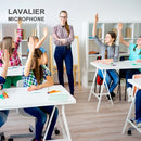 Sistema de micrófono inalámbrico profesional con auriculares portátiles, con transmisor y receptor, ideal para karaoke, reuniones, enseñanza, grabación, iglesia, mezclador de audio y interfaz.