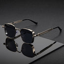 Gafas de moda cuadradas retro steampunk con marco de metal para hombres y mujeres, ideales para eventos, fiestas y festivales