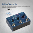 SONICAKE Mezclador de Señales Activo Portal - Selector de Línea Analógica con ABY y Bucle FX, True Bypass, Operación de Modo Dual, Alimentado por USB, Azul