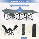 Cama Plegable Portátil para Acampar y Siestas en la Oficina - Cómoda, Estructura Metálica Duradera, No Necesita Electricidad, Ideal para la Playa y Uso al Aire Libre