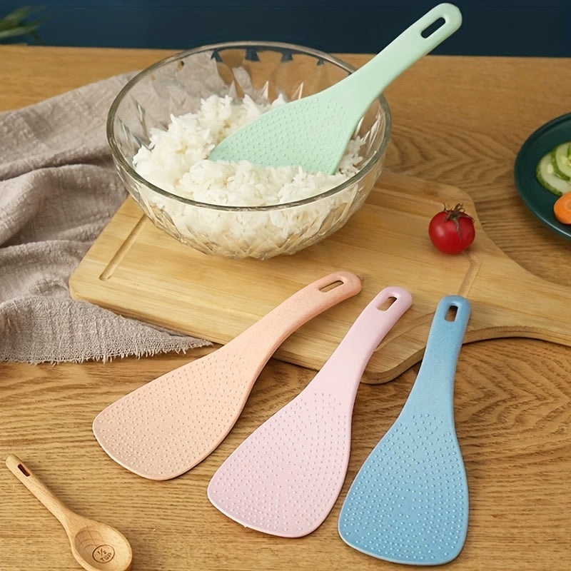 1 pieza de juego de servidor de arroz y papa de paja de trigo, antiadherente, duradero, resistente al calor, para uso doméstico