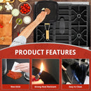 Tapas de Estufa No Adherentes y Reutilizables para Cocina de Gas - Resistentes al Calor y Protección contra Manchas, Fáciles de Limpiar, Protectores de Quemadores de Estufa de Gas, Mantén tu Cocina Ordenada y Pulida, Protección para Estufa de Gas | Aspec