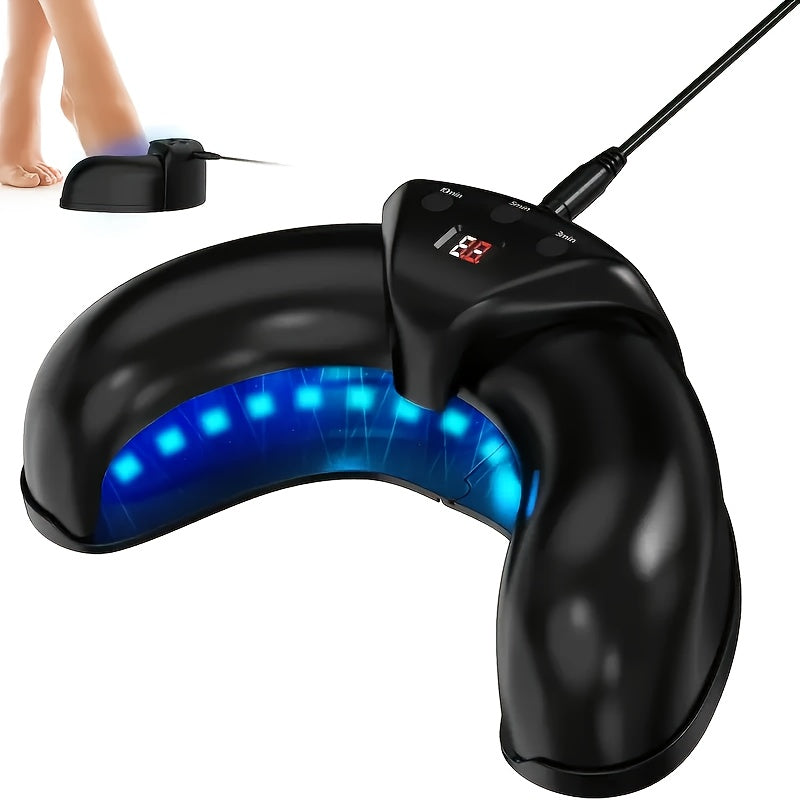 CIICII Lámpara de uñas USB para esmalte de gel, secador de uñas de baja tensión 36V, luz LED de curado rápido, portátil y sin olores, kit de manicura y pedicura para el hogar, regalo para mujeres (ergonómico, alimentado por USB, diseño compacto)