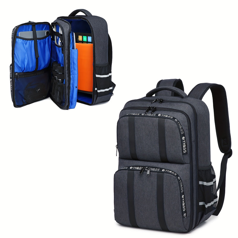 Moqueta Profesional para Mezclador de Audio - Bolsa Resistente con Compartimento para Portátil, Múltiples Cremalleras y Bolsillos - Mochila DJ de Gran Capacidad para Podcasting, Estudio y Shows en Vivo - Construcción Gruesa, Diseño Organizado, Bolsillos