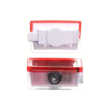 2 piezas de lámpara de puerta, proyector LED de sombra fantasma, láser educado para Mercedes, sin batería.