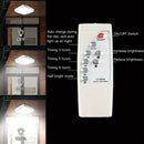 Luz LED de techo solar, 40-84 LED cuadrada con control remoto inteligente, iluminación general para interiores, regulable, fácil de instalar, ideal para cocina, dormitorio u oficina