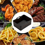 1/2 piezas de bandeja de silicona para freidor de aire - Rectangular, fácil limpieza y cocina saludable, para freidores de aire, hornos y bandejas de horneado - Gran regalo para cocineros y amantes de la repostería, el gadget perfecto para la cocina
