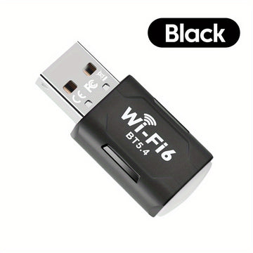 Adaptador sin varillas USB AX900 Wifi 6 2en1 Banda Dual 5.4GHz/2.4GHz para PC con Señal Estable