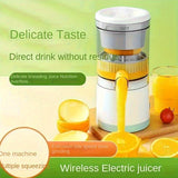 Extractor de Jugos Portátil USB Nuevo, Separa Eficientemente la Pulpa para Naranjas, Limones, Sandías y Otras Frutas - Multifuncional con Batería de Litio Recargable. Ideal para Hogar, Escuela, Dormitorio, Cocina, Restaurante, etc., Herramienta Esencial
