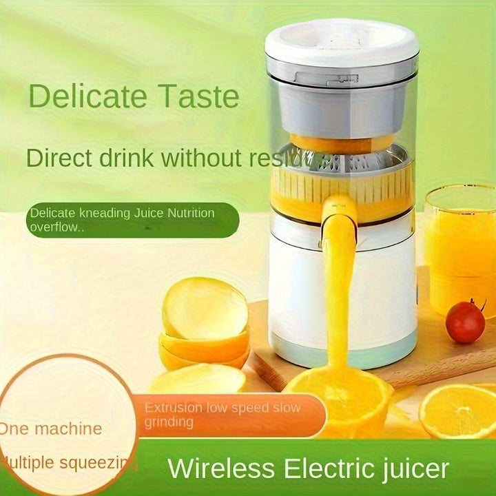 Extractor de Jugos Portátil USB Nuevo, Separa Eficientemente la Pulpa para Naranjas, Limones, Sandías y Otras Frutas - Multifuncional con Batería de Litio Recargable. Ideal para Hogar, Escuela, Dormitorio, Cocina, Restaurante, etc., Herramienta Esencial