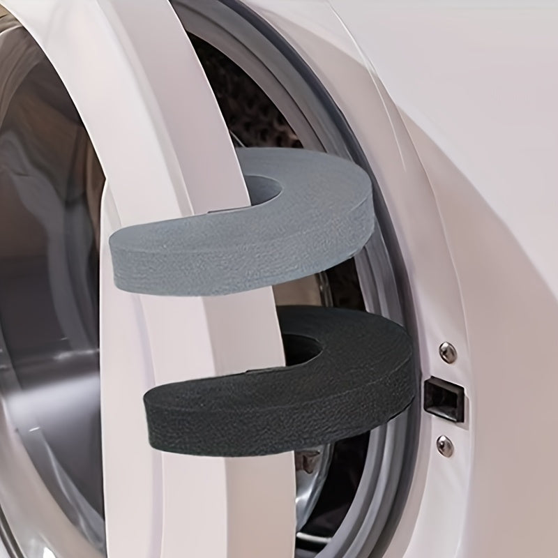 Juego de 2 Soportes Antiatrapamiento para Lavadora con Toque Suave, Topes de Puerta de Plástico sin Necesidad de Pilas