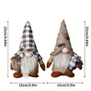 1/2pcs Adornos de Muñecos de Café, Decoraciones de Pierna Colgante con Gorro de Chef, Muñeco de Café de Mano, Gnomos de Granos de Café, Decoraciones para el Hogar, Suministros para Fiestas en Ventanas