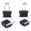 Adaptador de Energía para Viaje UE a EE.UU., 2 piezas/1 pieza, Adaptador de Enchufe de 2 Pines Convertidor de CA
