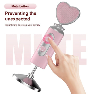 Micrófono Dinámico Rosa de Primera Calidad para Podcasting, Juegos y Transmisiones en Vivo - Forma de Corazón con USB/XLR y Función de Silencio Táctil, Insonorizado, Adecuado para Grabación de Voz, Todo el Material Metálico Gulban Festival Mubarak
