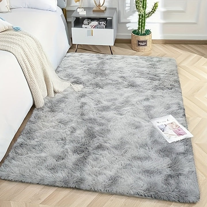 Alfombra de Área Suave y Esponjosa de Lujo para Sala de Estar y Dormitorio - Alfombra de Poliéster Antideslizante y Plush para Decoración del Hogar
