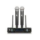 Sistema de Micrófono Inalámbrico Dual LMBGM con Voz HD, Rango de 30m, Transmisión Estable - Ideal para KTV, Karaoke Familiar y Actuaciones Escénicas, 110V-130V, Jack de 6.35mm, Equipo de Audio Portátil|Equipo de Audio Profesional|Transmisión de Audio Est