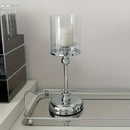 3 piezas Elegantes Portavelas de Metal y Cristal Dorado - Perfectos para Cenas Románticas, Cumpleaños, Bodas, Decoraciones para el Hogar y Hoteles | Ideales para Navidad, Halloween, Pascua, Janucá, Acción de Gracias
