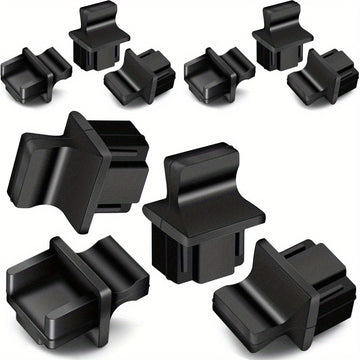 100-Unidades de Fundas de Polvo de Silicona para Puertos Ethernet, Conmutador/Enrutador/Hub/Tarjetas/Computadora, Protector de Módulo de Transceptor de Cobre, Sin Carga, No Requiere Batería