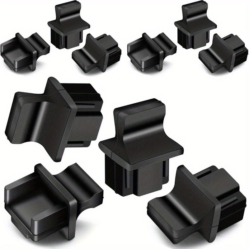 100-Unidades de Fundas de Polvo de Silicona para Puertos Ethernet, Conmutador/Enrutador/Hub/Tarjetas/Computadora, Protector de Módulo de Transceptor de Cobre, Sin Carga, No Requiere Batería
