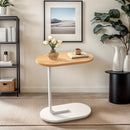 Mesa en forma de C elegante | Diseñada con un toque de lujo, perfecta para usar al lado de un sofá o cama, versátil para decoración del hogar, haciendo la vida más conveniente!