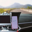 Soporte Plegable para Teléfono de Coche - Montaje en Ventilación y Visera de Nylon No Reflectante, Compatible con Todos los Vehículos, Protector de Pantalla Navegación Manos Libres, Fácil Instalación (No Impermeable), Accesorio para Vehículo, Diseño Mini