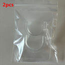 2/8/10 piezas de soporte adhesivo para varilla telescópica, ganchos de pared sin perforación, soporte fijo para barras cruzadas, para uso doméstico