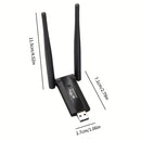 Amplificador de Rango Wi-Fi OURLIFE con Doble Antena Externa de 300Mbps, Alimentado por USB con Seguridad WPA/WPA2, Configuración con Un Solo Botón para Ampliar la Cobertura y el Señal en Casa y Oficina