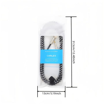 Cable de conexión de guitarra de alta gama, masculino a masculino, recto, 1,5 metros, 3 metros, 6 metros, guitarra eléctrica, bajo, folk, caja de guitarra eléctrica, línea de reducción de ruido, línea de audio.