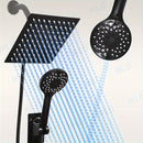 5piezas/ Set, Ducha Externa para Caravana, Alta Presión de Agua Cabeza de Ducha Cuadrada - 3 Modos de Ducha Manual, Material de Acero Inoxidable, Equipado con Manguera Super Larga de 59 Pulgadas, Derivador de 3 Vías, Soporte de Cabeza de Ducha, Kit de Ca