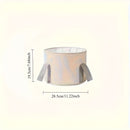 2 piezas de bañera de pies plegable y portátil de lujo - con aislamiento, bañera profunda multifuncional, aislamiento de película de aluminio, material PEVA, sin olores - uso sin cable de bañera de pies, perfecto para el cuidado del hogar y los viajes, e