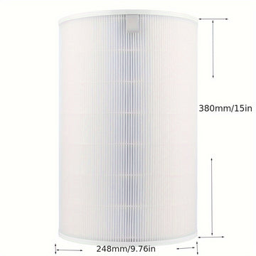 Filtro de Repuesto para Purificador de Aire Xiaomi 4 Pro H - Combinación HEPA y Carbón Activado, Blanco