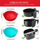 1pieza Estera de Silicona para Freidora de Aire - 8 Pulgadas Plegable, Reutilizable Bandeja de Horneado de Alta Temperatura con Asa, Ideal para Freír al Aire y Hornear, Esenciales para Hornear|Diseño Plegable|Construcción de Silicona, Bandeja de Horneado