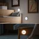 Luz nocturna LED naranja STAR con sensor de movimiento - Detección PIR ultra sensible, encendido/inicio instantáneo, eficiencia energética, desde el atardecer hasta el amanecer, perfecta para baño, mesa de noche, escaleras, pasillo, armario - Instalación
