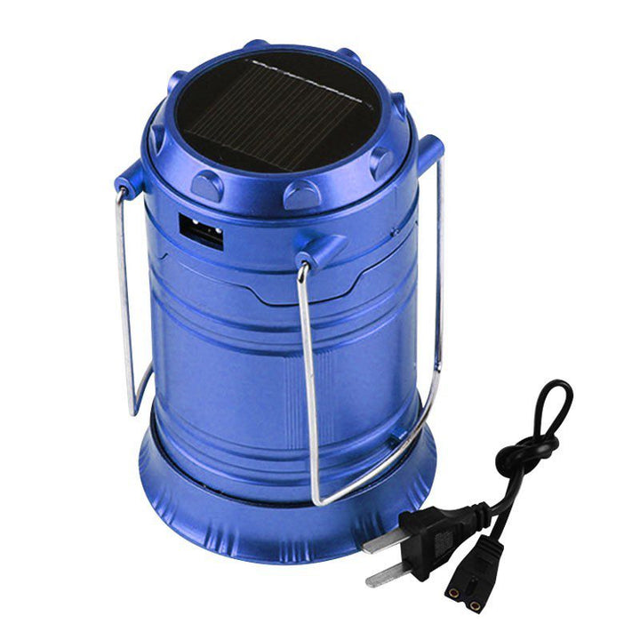 Linterna Camping LED Portátil Solar Recargable PowerBank Eléctrica YY858