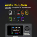 SONICAKE Pocket Master Guitar Modeling IR Cabinets Simulación de Efectos Múltiples con Clip para Cinturón Transparente Verde - Versión en Español (1 unidad)