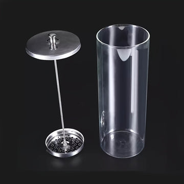 Vaso de Desinfección para Herramientas de Belleza, Botella de Desinfección para Salón de Peluquería, Suministros de Arte de Uñas, Vaso de Desinfección para Herramientas, Botella de Agua de Desinfección de Vidrio