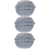 3 paquetes de revestimientos de silicona para freidora de aire de 7.09 pulgadas, cuencos de cesta antiadherentes reutilizables, accesorio para horno, artilugio de cocina, herramienta para hornear, artículos esenciales para cocinar en casa.