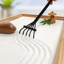 6pcs Herramienta de Rastrillo de Jardín Zen Mini para Arena, Herramientas de Rastrillo de Jardín Zen para Escritorio, Bolígrafo de Empuje de Arena y Roca para Dibujo de Jardín Zen