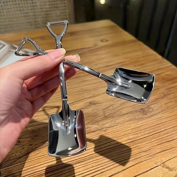 Conjunto de 1/4 piezas de cucharas de acero inoxidable de alto nivel estético, cuchara pala, cuchara para postres, cuchara para frutas, cuchara para té helado, cuchara para mezclar café, cuchara para mermelada, cuchara para helados, cuchara para ensalada