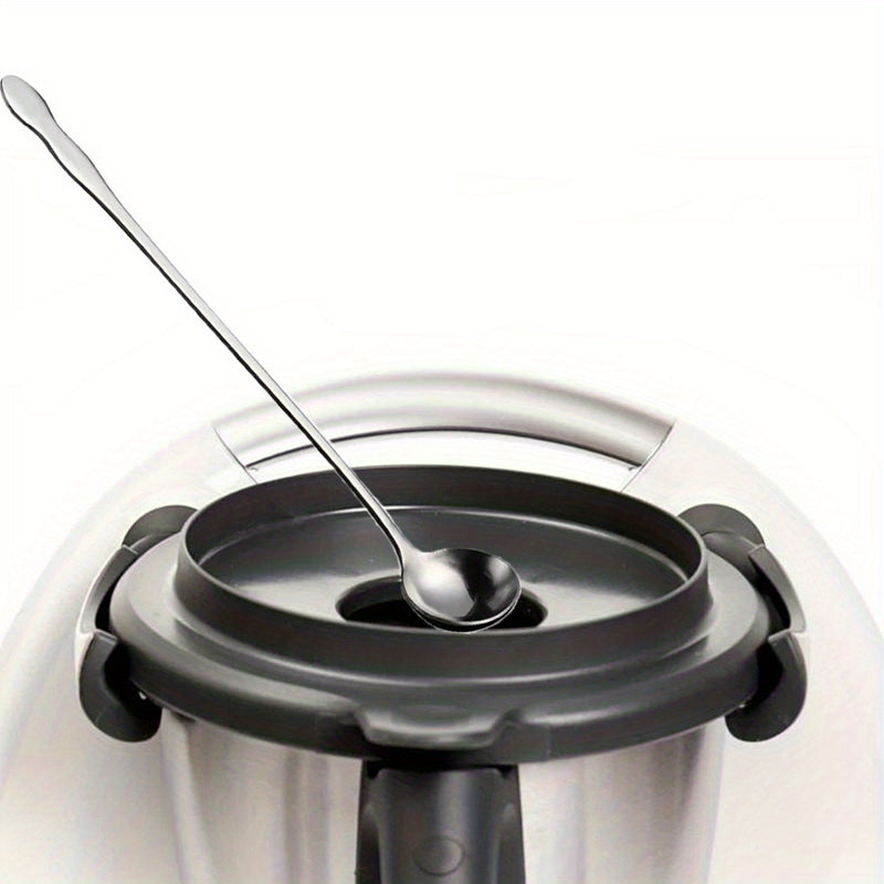 Cuchara de Degustación de Acero Inoxidable de 29.97cm para Thermomix - Compatible con los Modelos TM5, TM6, TM31 - Accesorio de Cocina Seguro y Fácil