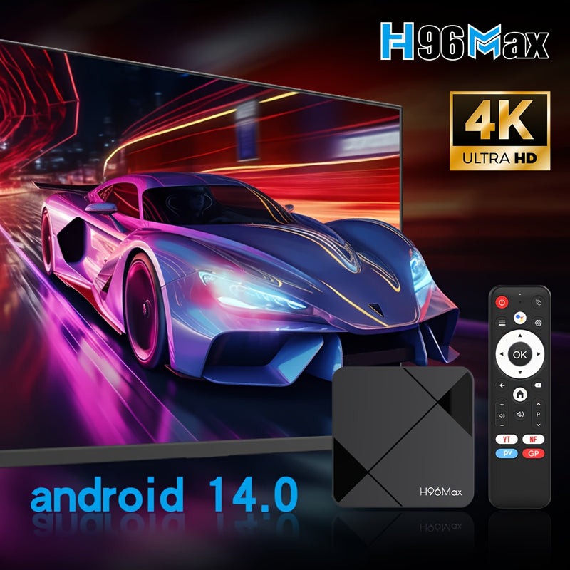 Caixa de TV Externa Portátil HD H96Max RK3518