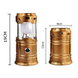 Linterna Camping LED Portátil Solar Recargable PowerBank Eléctrica YY858