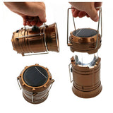 Linterna Camping LED Portátil Solar Recargable PowerBank Eléctrica YY858