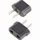 Adaptador de Energía para Viaje UE a EE.UU., 2 piezas/1 pieza, Adaptador de Enchufe de 2 Pines Convertidor de CA
