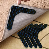 Juego de 8/16/24pcs de Adhesivos Antideslizantes para Alfombras - Cinta Doble Cara Reutilizable para Cocina, Sala de Estar, Baño - Esenciales de Decoración para el Hogar de ABS Duradero