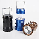 Linterna Camping LED Portátil Solar Recargable PowerBank Eléctrica YY858