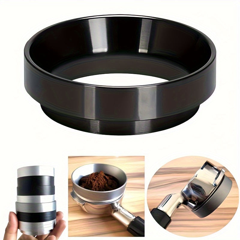 3 tamaños disponibles: embudo dosificador magnético de café de 51/53/58 mm, embudo dosificador de café espresso de aluminio ligero, filtro de prensa de café, compatible con mangos de máquinas de espresso