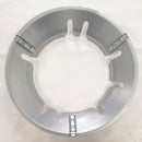 1pc Parabrisas para Estufas de Gas - Antideslizante, Diseño Metálico Resistente con Manijas Negras y Bordes Estriados, Accesorio de Ahorro de Energía para Sartenes, Ollas de Leche y Más, Protectores de Cocina