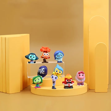 Adornos de personajes de "Inside Out" de Disney en PVC, accesorios exquisitos para escritorio, adecuados para oficinas domésticas y coches, regalos de Año Nuevo, regalos del Día de San Valentín
